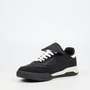 Urbanart Stud 1 Faux Wax / Faux Nubuck Sneaker - Black footwear UBRT