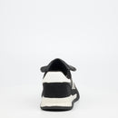 Urbanart Stud 1 Faux Wax / Faux Nubuck Sneaker - Black footwear UBRT