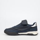 Urbanart Stud 1 Faux Wax / Faux Nubuck Sneaker - Navy footwear UBRT