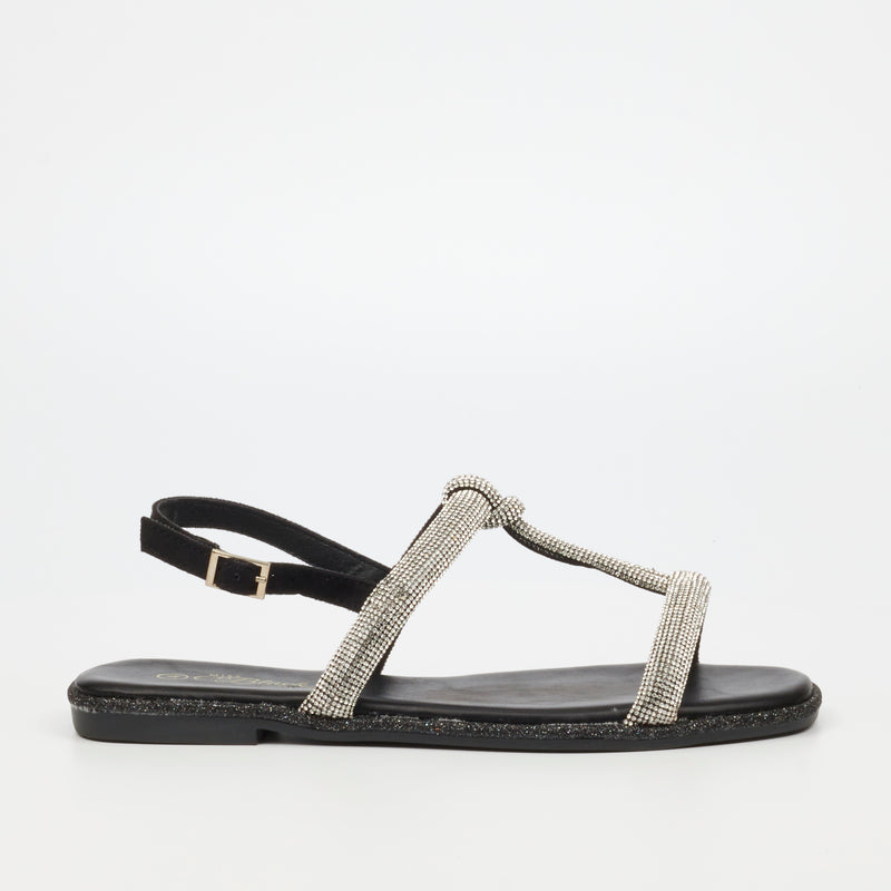 MIss Black Sugar 1 Sandal - Black footwear Miss Black   