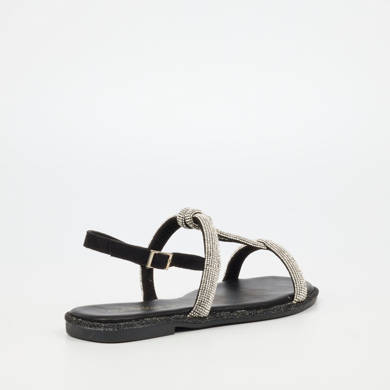 MIss Black Sugar 1 Sandal - Black footwear Miss Black   