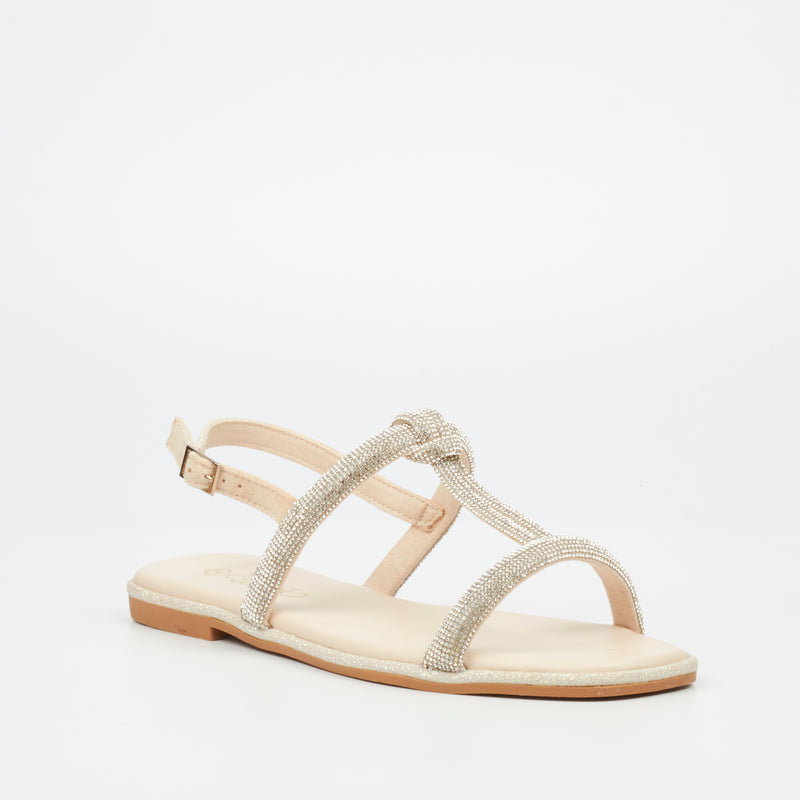 Miss Black Sugar 1 Sandal - Bone footwear Miss Black   