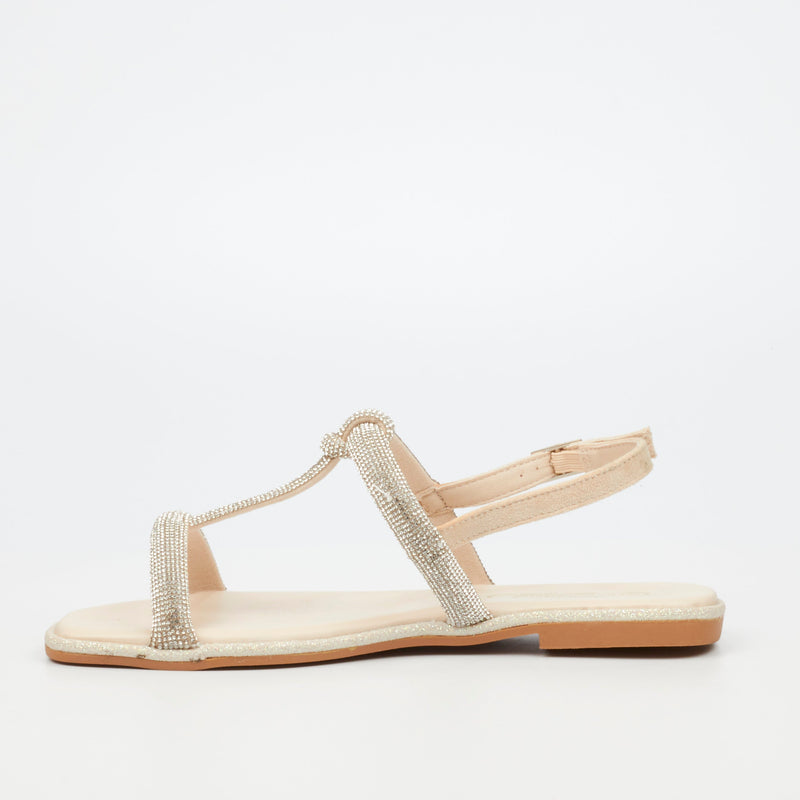 Miss Black Sugar 1 Sandal - Bone footwear Miss Black   