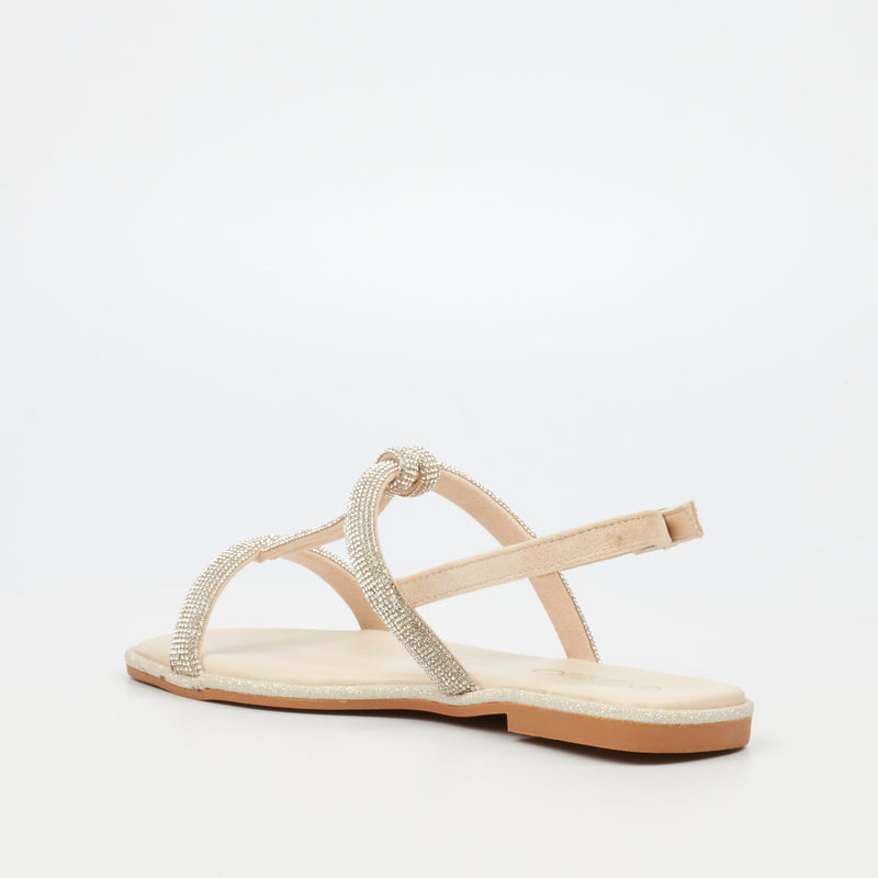 Miss Black Sugar 1 Sandal - Bone footwear Miss Black   