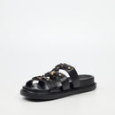 Rock & Co Supreme 11 Sandal - Black footwear Rocknco