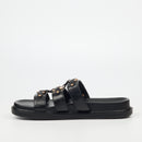 Rock & Co Supreme 11 Sandal - Black footwear Rocknco
