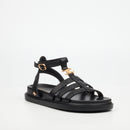 Rock & Co Supreme 12 Sandal - Black footwear Rocknco