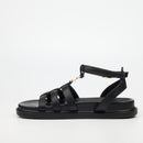 Rock & Co Supreme 12 Sandal - Black footwear Rocknco