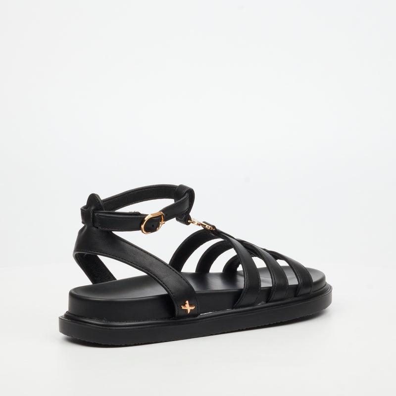 Rock & Co Supreme 12 Sandal - Black footwear Rocknco