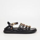 Rock & Co Supreme 15 Sandal - Black footwear Rocknco