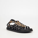 Rock & Co Supreme 15 Sandal - Black footwear Rocknco