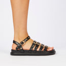 Rock & Co Supreme 15 Sandal - Black footwear Rocknco