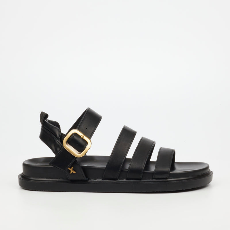 Rock & Co Supreme 1 Sandal - Black footwear Rocknco   