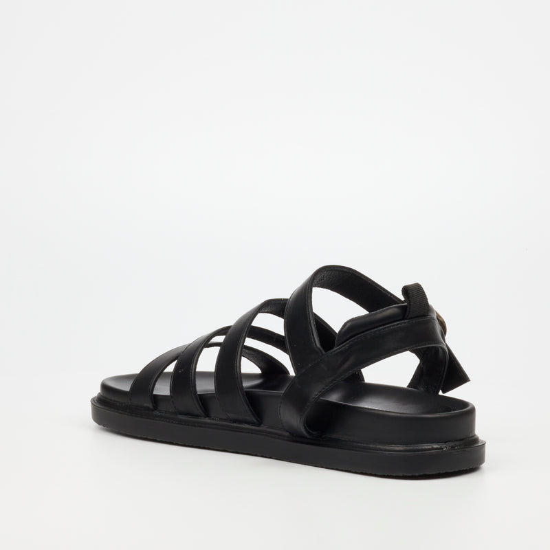 Rock & Co Supreme 1 Sandal - Black footwear Rocknco   