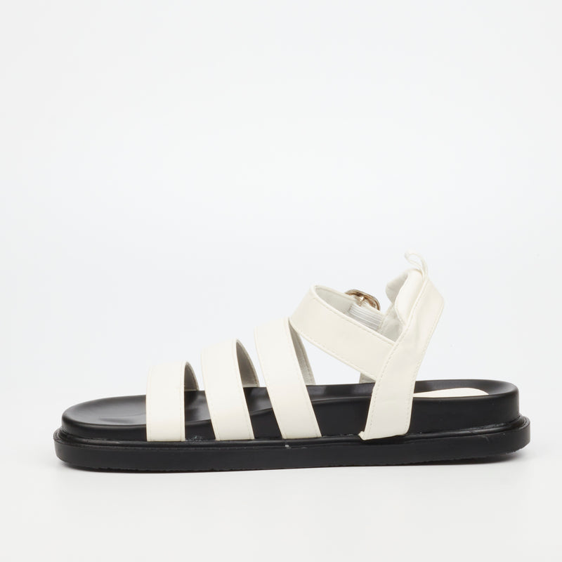 Rock & Co Supreme 1 Sandal - White footwear Rocknco   