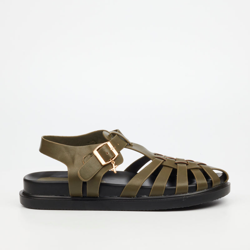 Rock & Co Supreme 2 Sandal - Khaki footwear Rocknco   