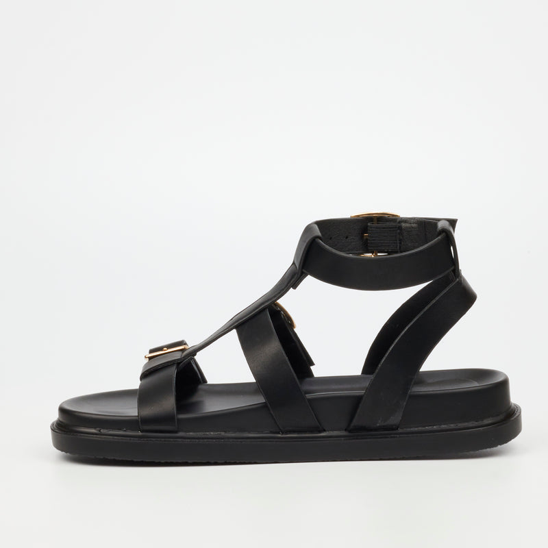 Rock & Co Supreme 4 Sandal - Black footwear Rocknco   