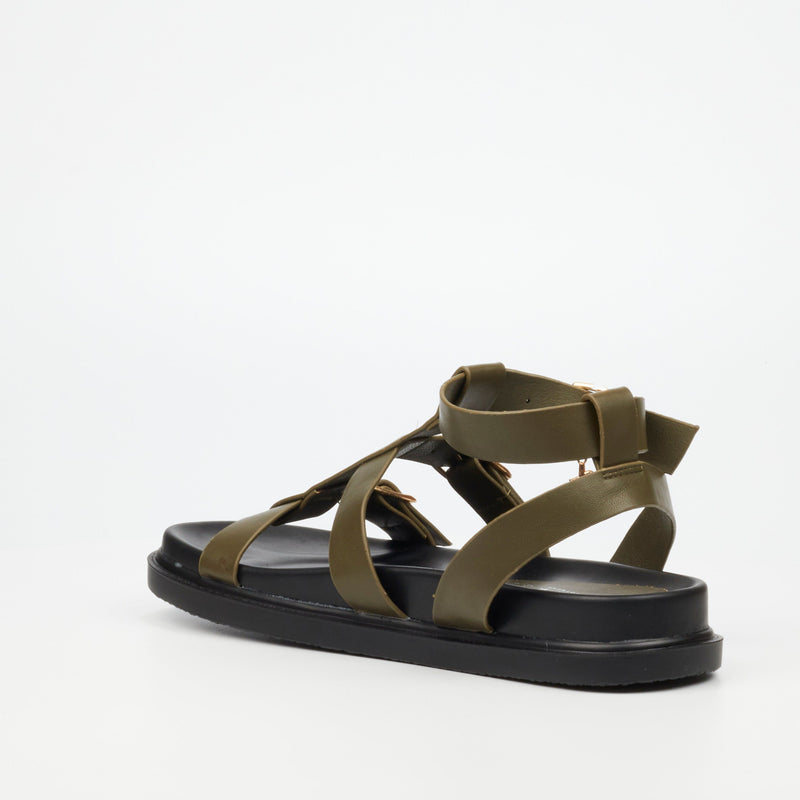 Rock & Co Supreme 4 Sandal - Khaki footwear Rocknco   