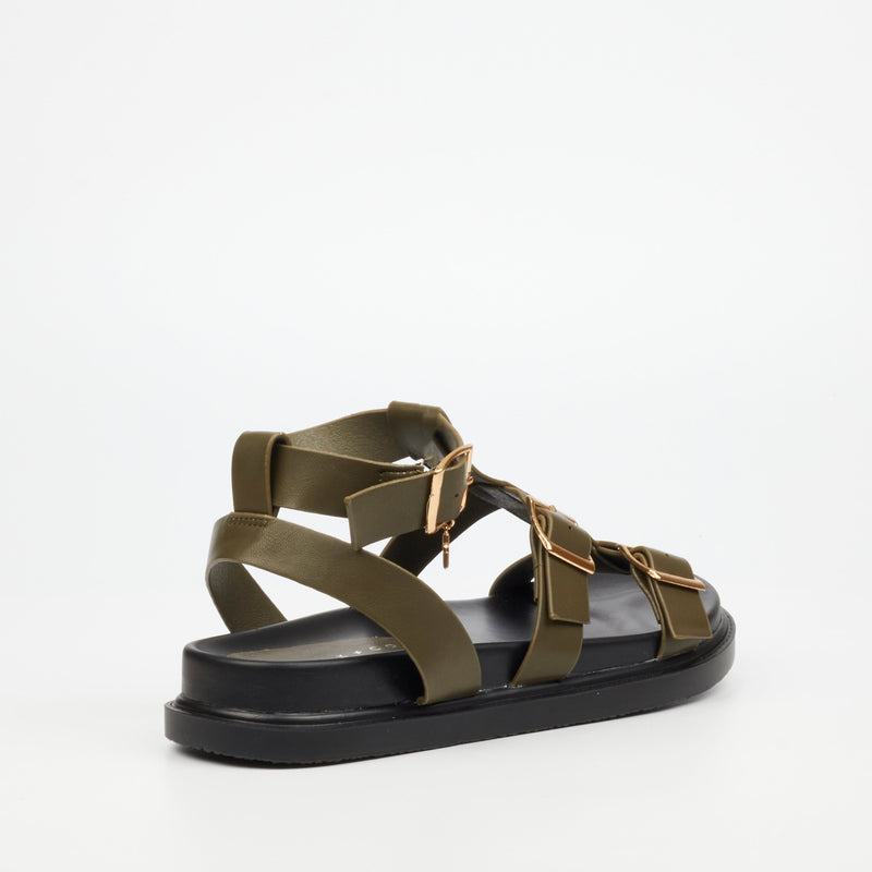 Rock & Co Supreme 4 Sandal - Khaki footwear Rocknco   