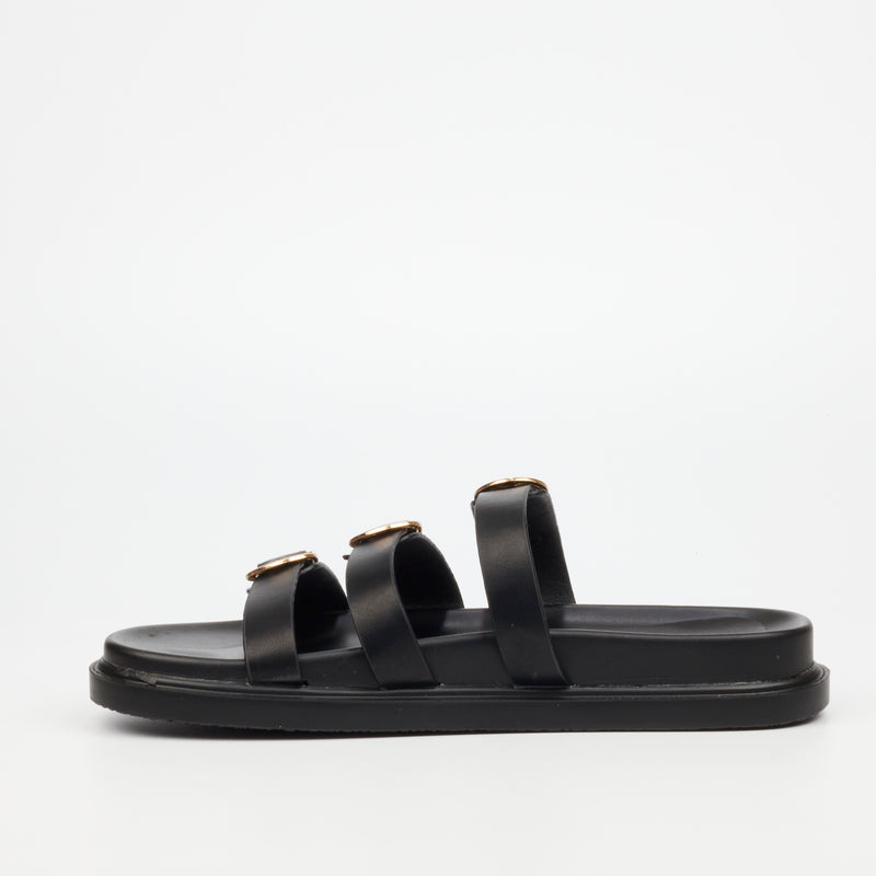 Rock & Co Supreme 5 Sandal - Black footwear Rocknco   