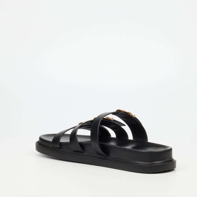 Rock & Co Supreme 5 Sandal - Black footwear Rocknco   