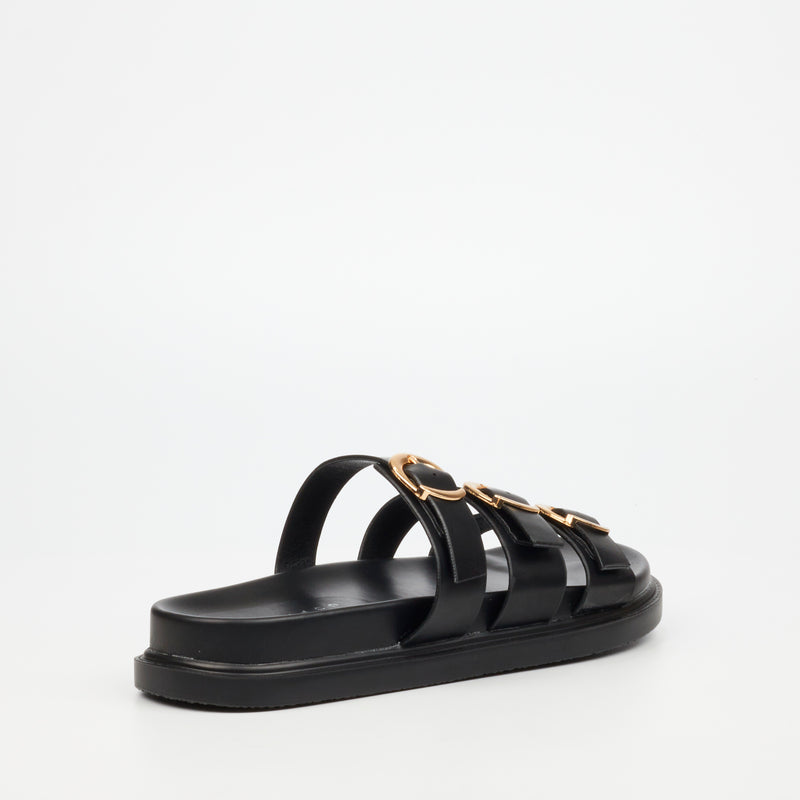 Rock & Co Supreme 5 Sandal - Black footwear Rocknco   