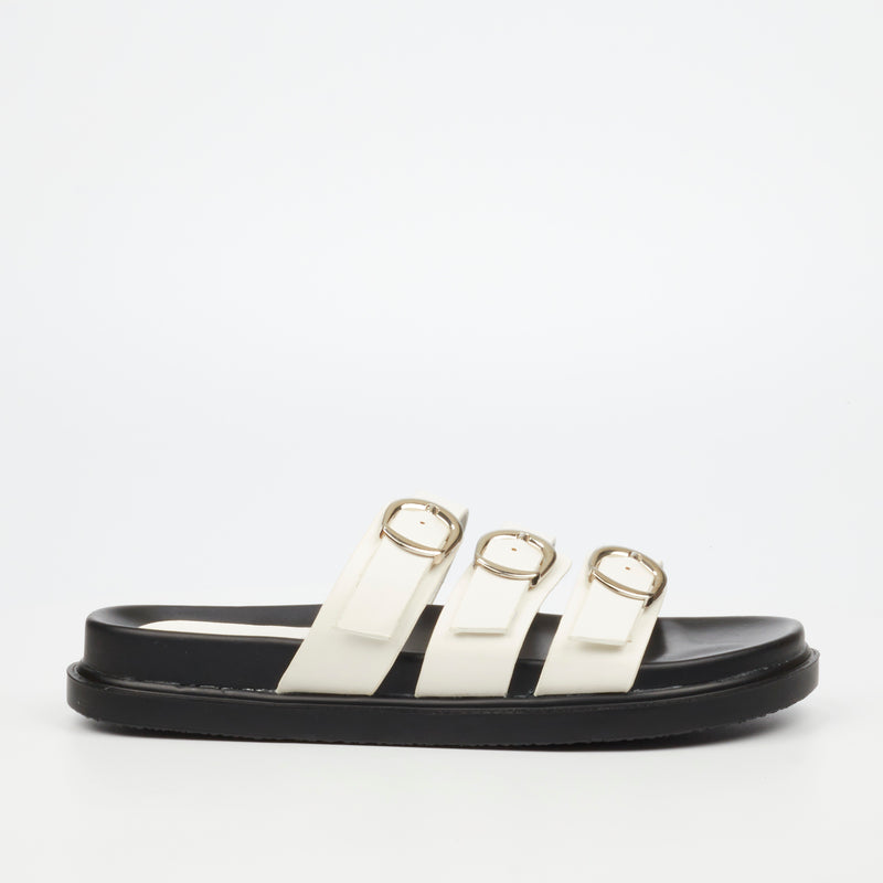 Rock & Co Supreme 5 Sandal - White footwear Rocknco   