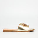 Miss Black Syrup 1 Sandal - Gold footwear Miss Black