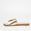 Miss Black Syrup 1 Sandal - Gold footwear Miss Black