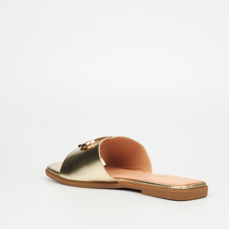 Miss Black Syrup 1 Sandal - Gold footwear Miss Black