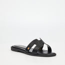 Miss Black Syrup 2 Sandal - Black footwear Miss Black