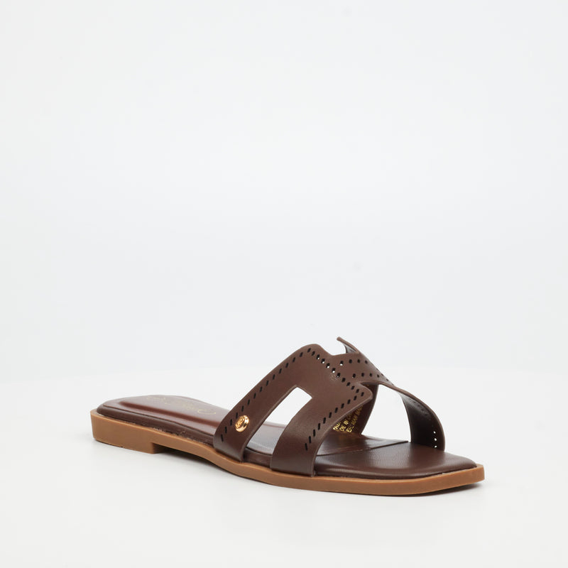 Miss Black Syrup 2 Sandal - Chocolate footwear Miss Black