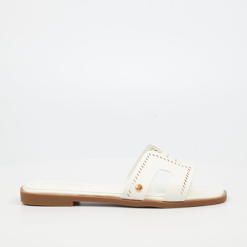 Miss Black Syrup 2 Sandal - White footwear Miss Black