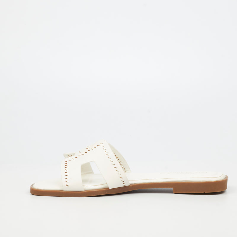 Miss Black Syrup 2 Sandal - White footwear Miss Black