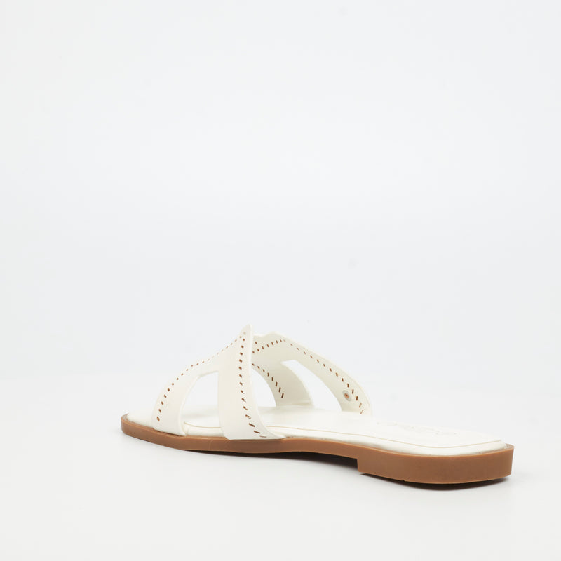 Miss Black Syrup 2 Sandal - White footwear Miss Black