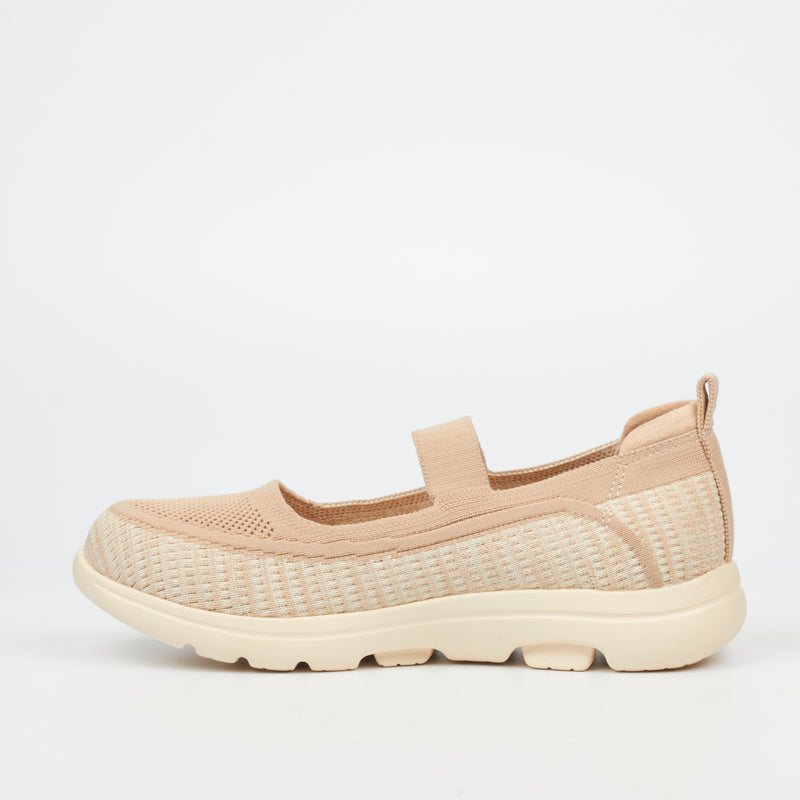 Heart & Sole Taaliyah 1 Sneaker - Beige footwear Heart & Sole