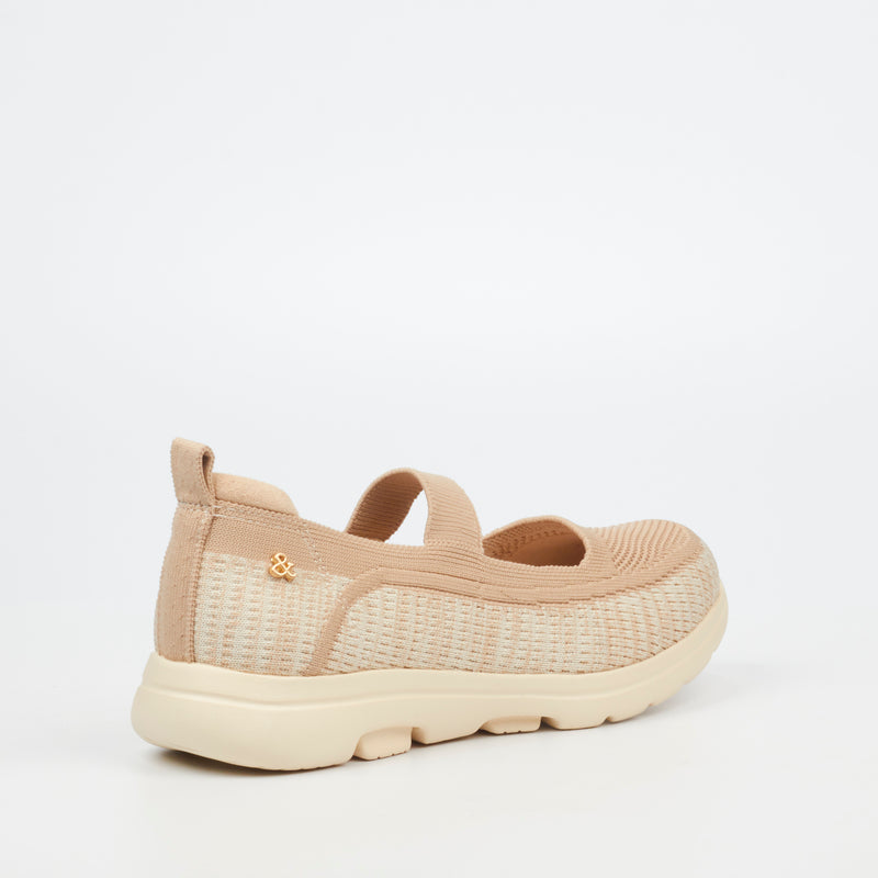 Heart & Sole Taaliyah 1 Sneaker - Beige footwear Heart & Sole
