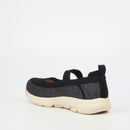 Heart & Sole Taaliyah 1 Sneaker - Black footwear Heart & Sole