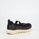 Heart & Sole Taaliyah 1 Sneaker - Black footwear Heart & Sole