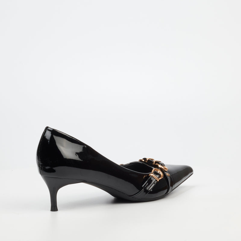 Miss Black Tait 1 Court - Black footwear Miss Black