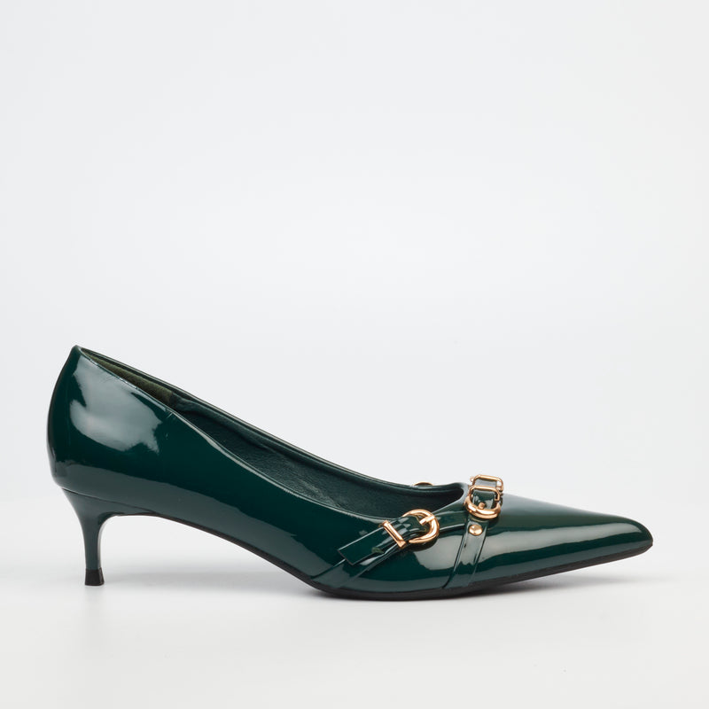 Miss Black Tait 1 Court - Green footwear Miss Black