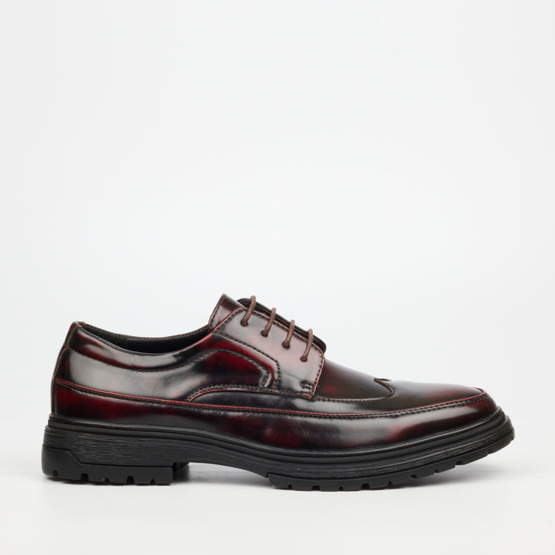 Mazerata Talya 1 Faux Wax Formal - Burgundy footwear Mazerata