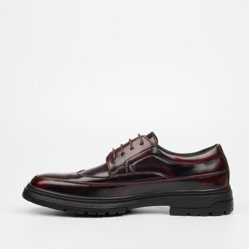 Mazerata Talya 1 Faux Wax Formal - Burgundy footwear Mazerata