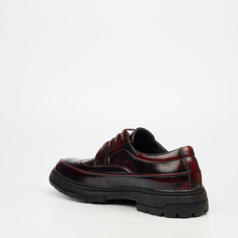 Mazerata Talya 1 Faux Wax Formal - Burgundy footwear Mazerata