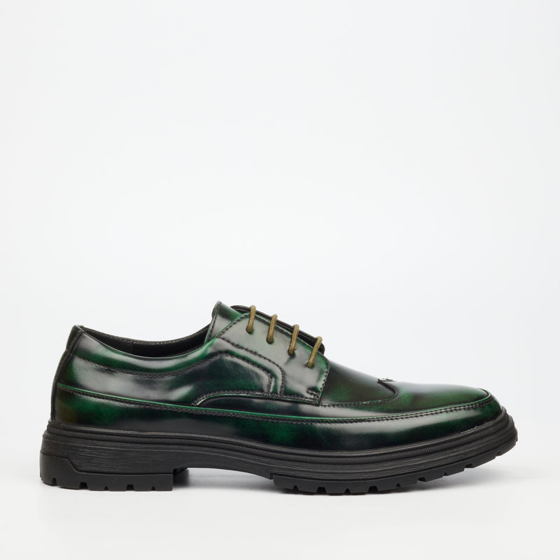 Mazerata Talya 1 Faux Wax Formal - Green footwear Mazerata