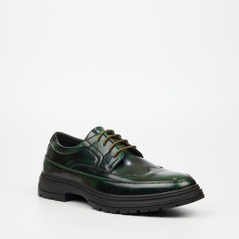 Mazerata Talya 1 Faux Wax Formal - Green footwear Mazerata