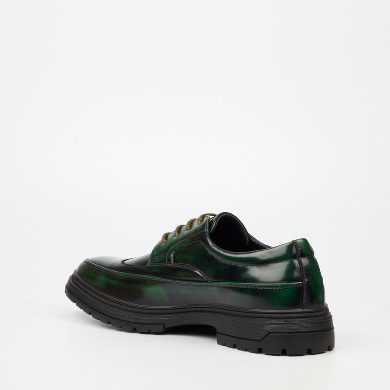 Mazerata Talya 1 Faux Wax Formal - Green footwear Mazerata