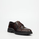 Mazerata Talya 3 Faux Wax Shoe - Brown footwear Mazerata