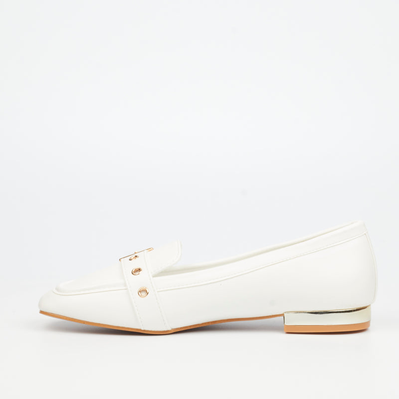 Butterfly Feet Tara 1 Pump - White footwear Butterfly Feet