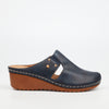 Butterfly Classic Taryn 1 Wedge - Navy footwear Butterfly Classics